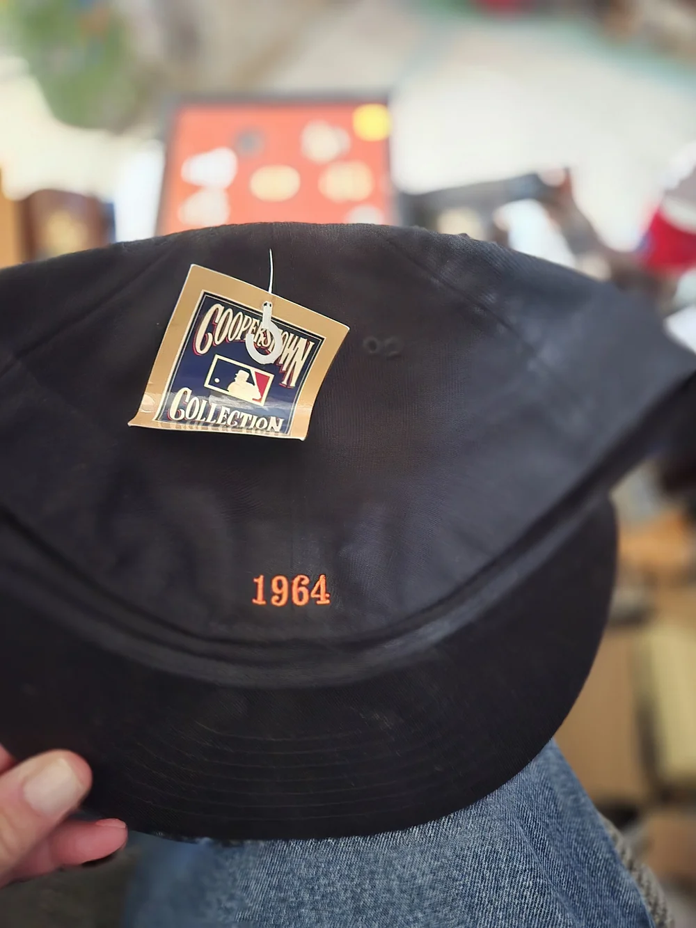 Cooperstown Collection Black Fitted Cap 1964 Baltimore Orioles 7 3/4